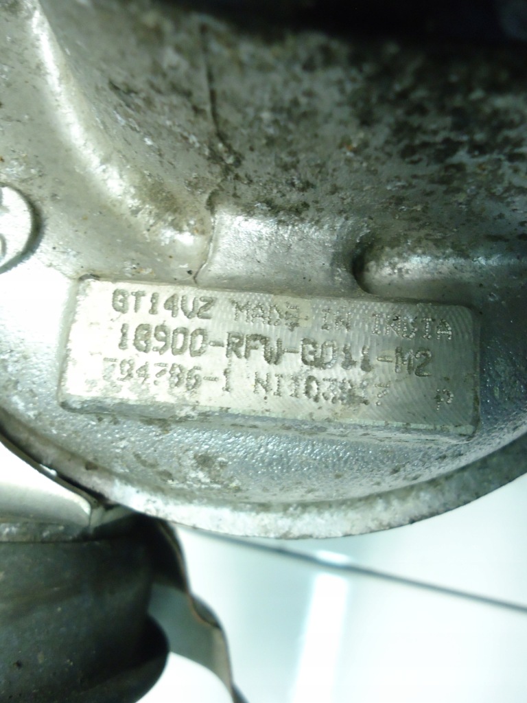 фото №7, Honda cr-v iii 2.2 i-dtec n22b3 турбонагнітач 18900-rfw-g011-m2