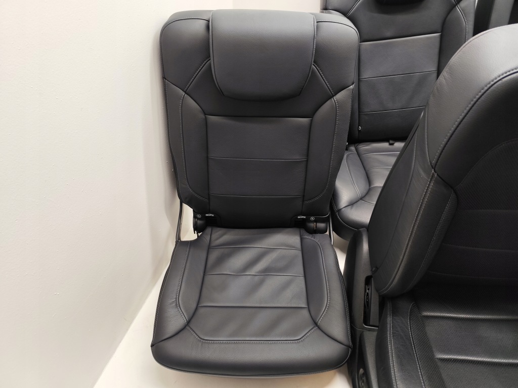 фото №9, Mercedes gl w166 сидіння заднє сидіння обшивки шкіра комплект 7 осіб