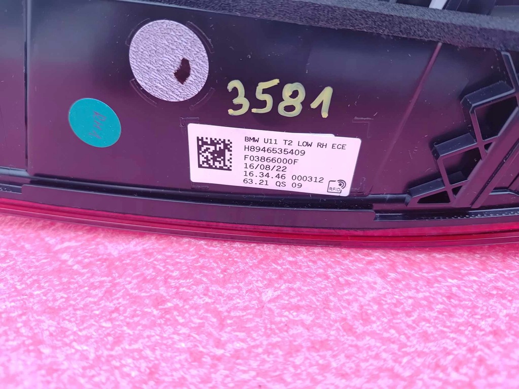 фото №6, Bmw x1 u11 лампа права задня задня w кришка nowa оригінальний номер 3581