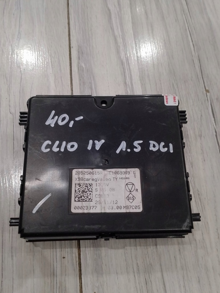 фото №1, Модуль блок управления renault clio iv 1.5 dci 285250615r