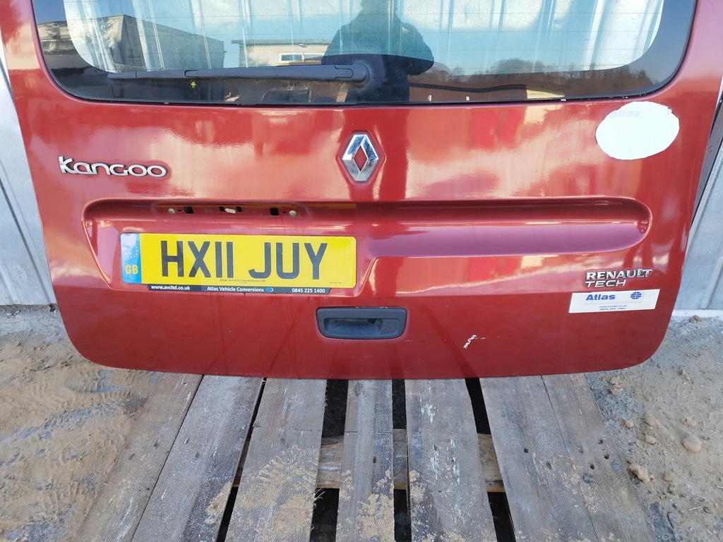 фото №7, Кришка багажника скло задня багажника renault kangoo 2 ii lata 2008-2013 колір tenng