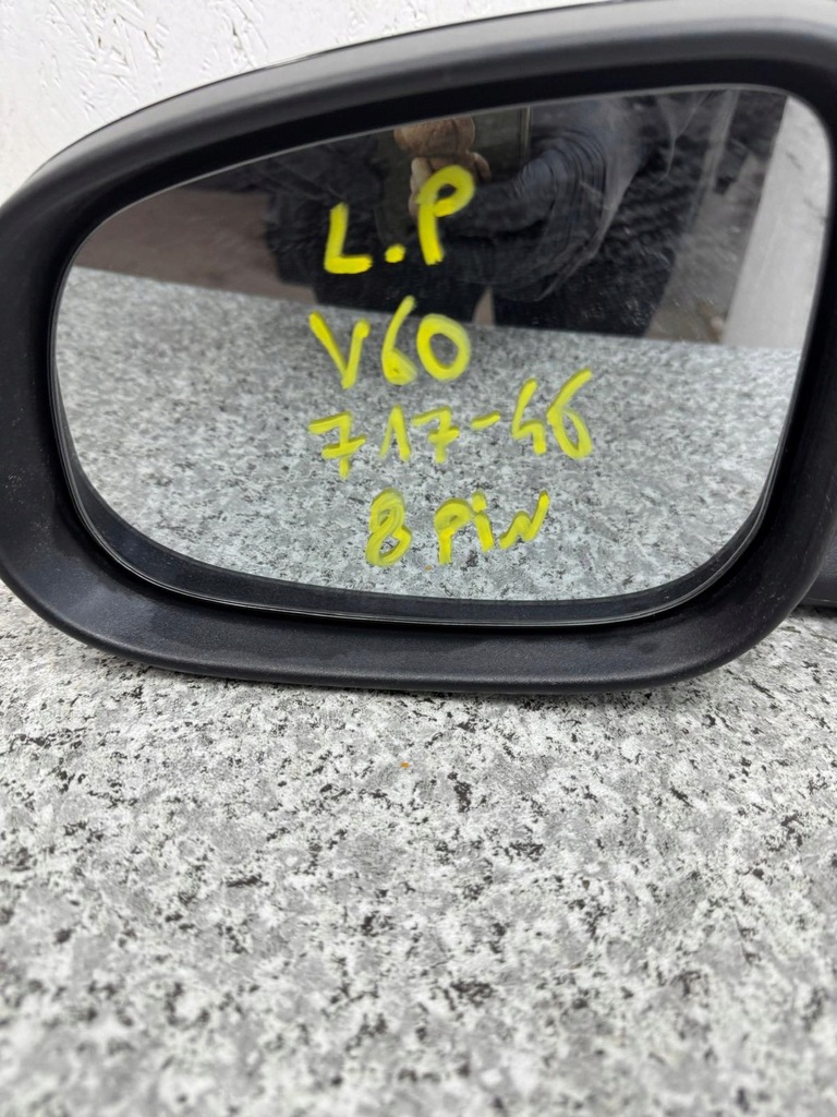 фото №10, Дзеркало ліва 8 pin volvo s60 ii v60 i 2013-2018 717-46