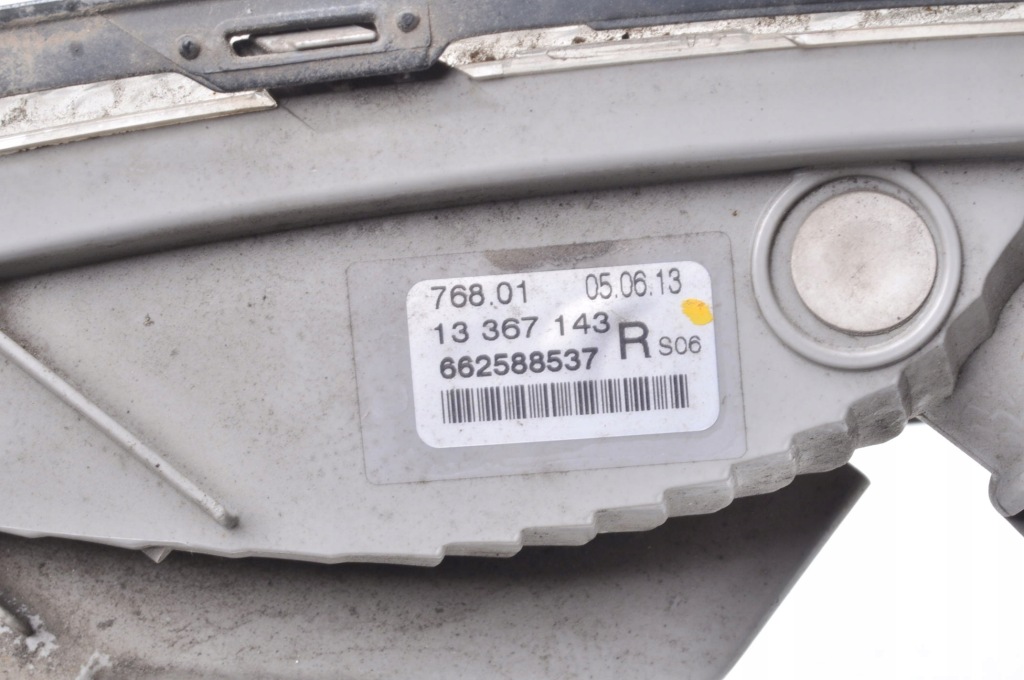 фото №6, Opel astra j поворотник правый решётка рамка бампера 13367143