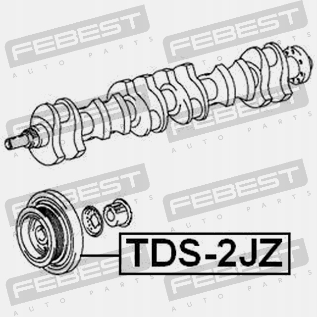 фото №15, Колесо натяжний вала колінчастого toyota cresta gx90,jzx9,lx90,sx90 1992.10-1996