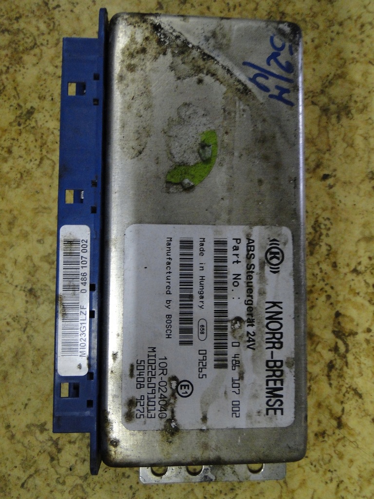 фото №1, Блок керування knorr-bremse 0486107002