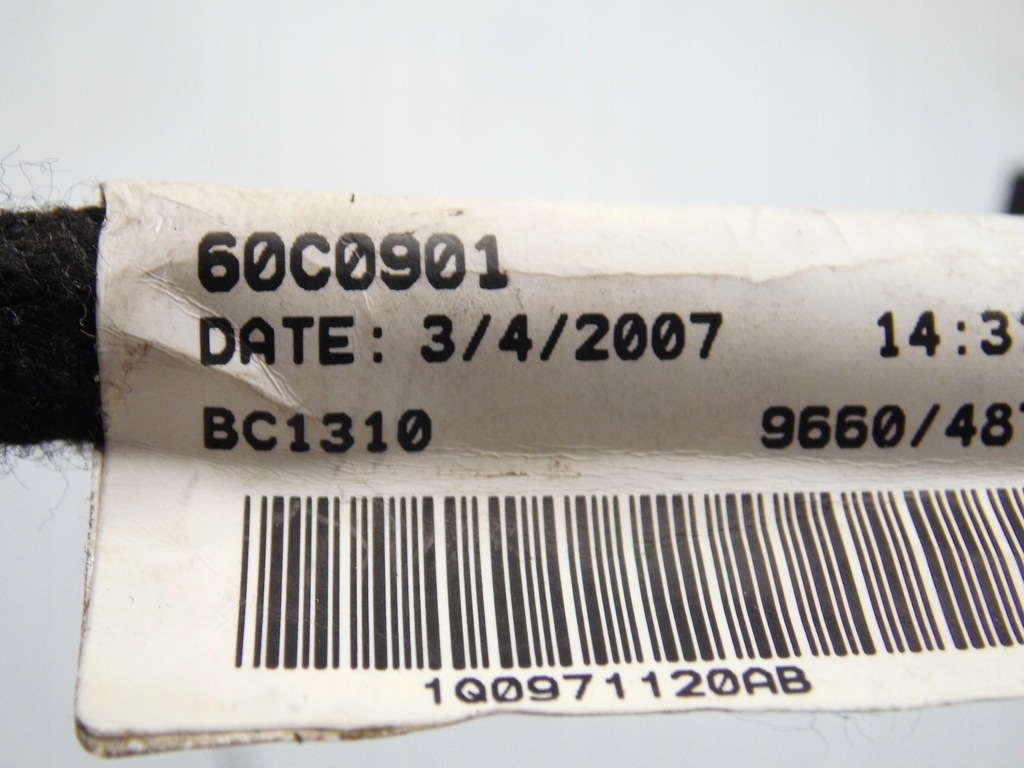 фото №8, Жгут электропроводка дверь 1q0971120ab vw eos 1q левая оригинал europa