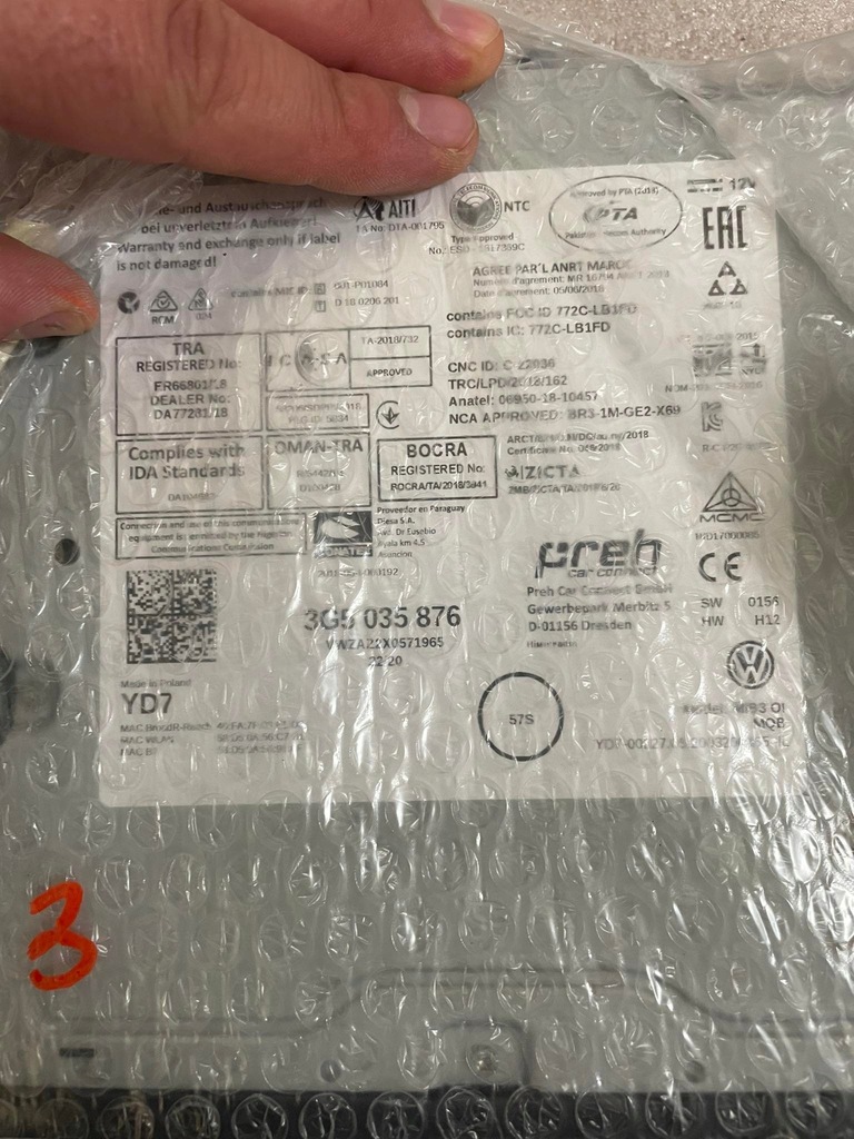 фото №7, Vw passat arteon навигация 3g5035876 5g6919606c