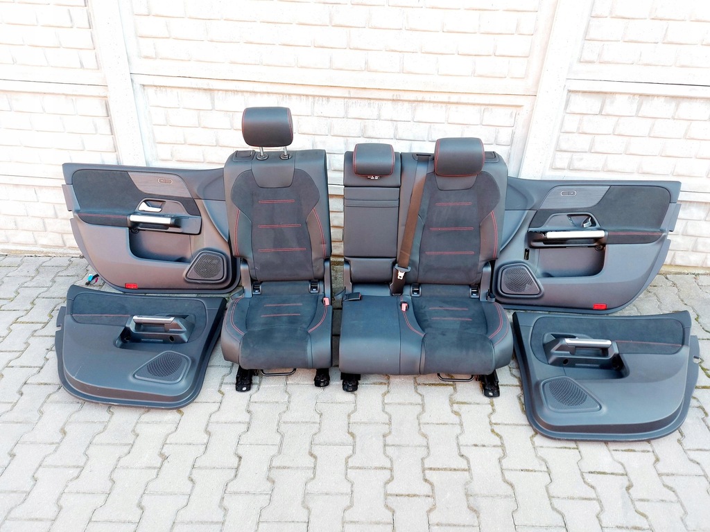 фото №13, Mercedes eqb w243 x243 сиденья подогрев заднее сиденье полукожа amg 3-rzędy подогрев 23r