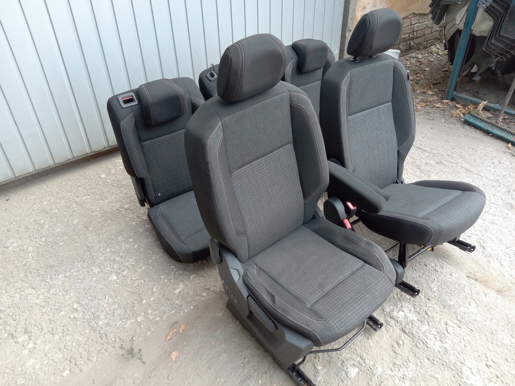 фото №2, Peugeot rifter gt-line 1.5d сиденья правый левый заднее сиденье комплект