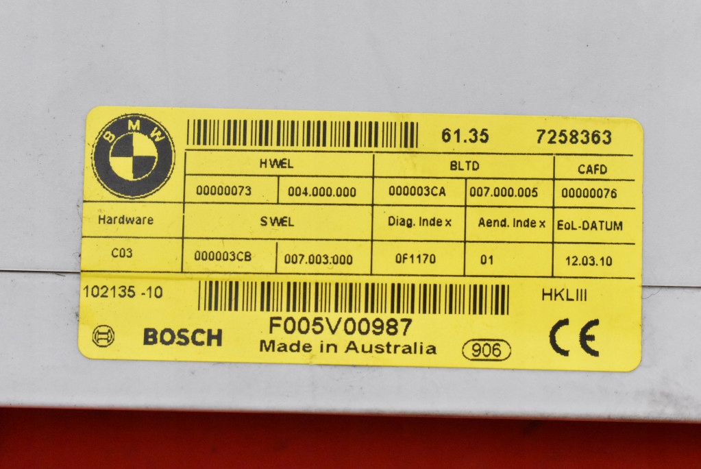 фото №7, Блок управления модуль крышки багажника 7258363 f005v00987 bmw f07 gt 09-13