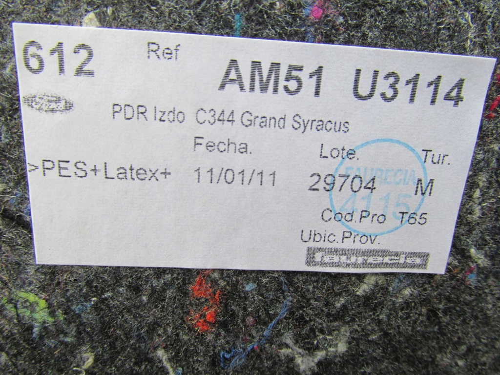 фото №4, Обивка обшивка багажника grand c-max mk2 2011 r