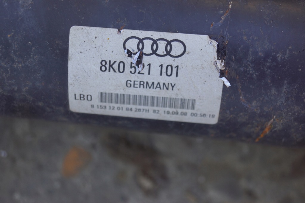 фото №8, Wał привідний audi a4 b8 8k0521101