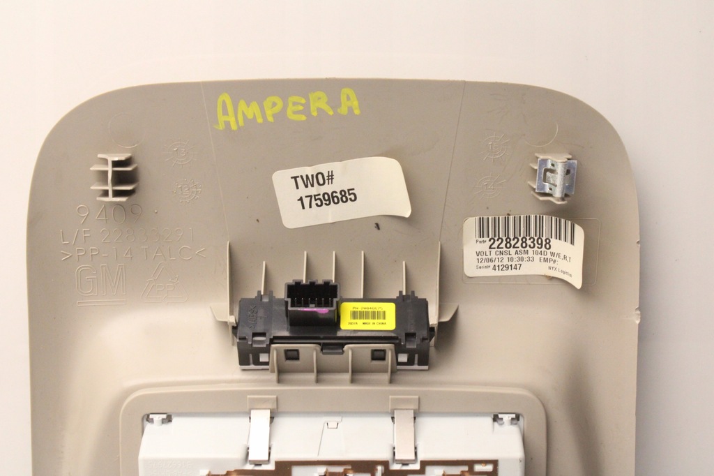 фото №6, Opel ampera volt 11r- освітлення кабіни салону лампа стельовий 22828398