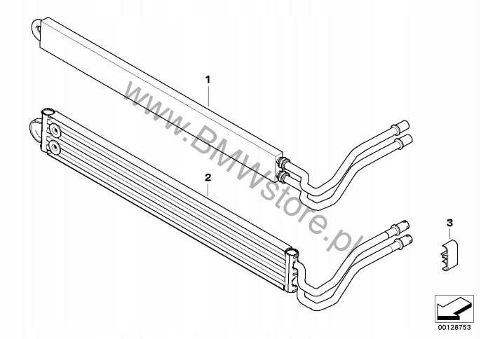фото №10, Bmw 5 e60 e61 e63 e64 2.0 2.5 3.0 3.5 d радіатор оливи підсилювача 7787447