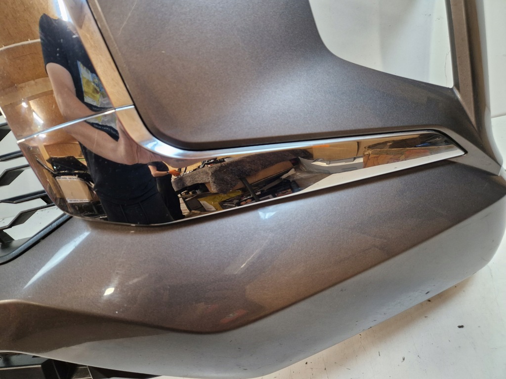 фото №7, Mitsubishi l200 v 5 lift 19- бампер передній перед хром 6400j790zz