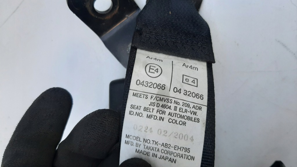 фото №7, Pas безпеки лівий задня mazda rx-8 rx8