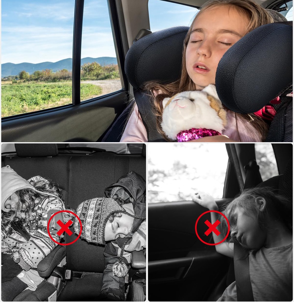 фото №14, Підголівник автомобільний dla dzieci, подушка na шия, dla dzieci i dorosłych