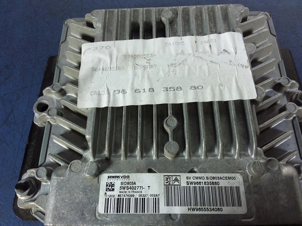 фото №4, Citroen c4 i 2.0 hdi бортовой компьютер блок управления двигателя