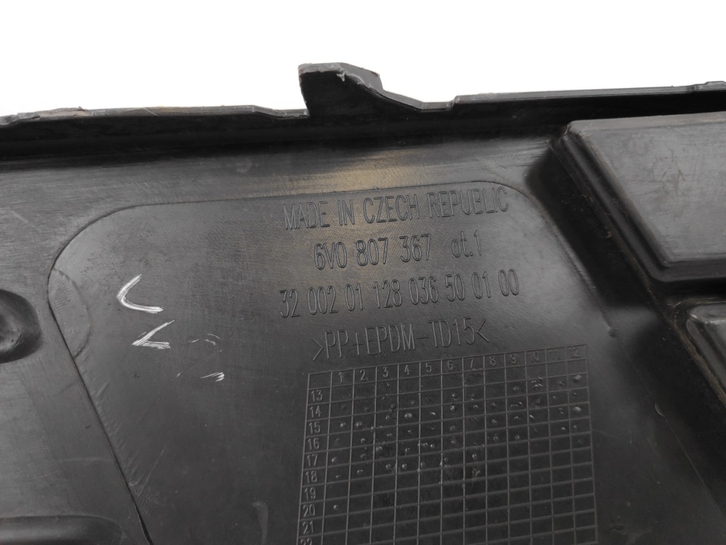 фото №8, Skoda fabia iii решётка решётка радиатора бампера левый перед 6v0807367