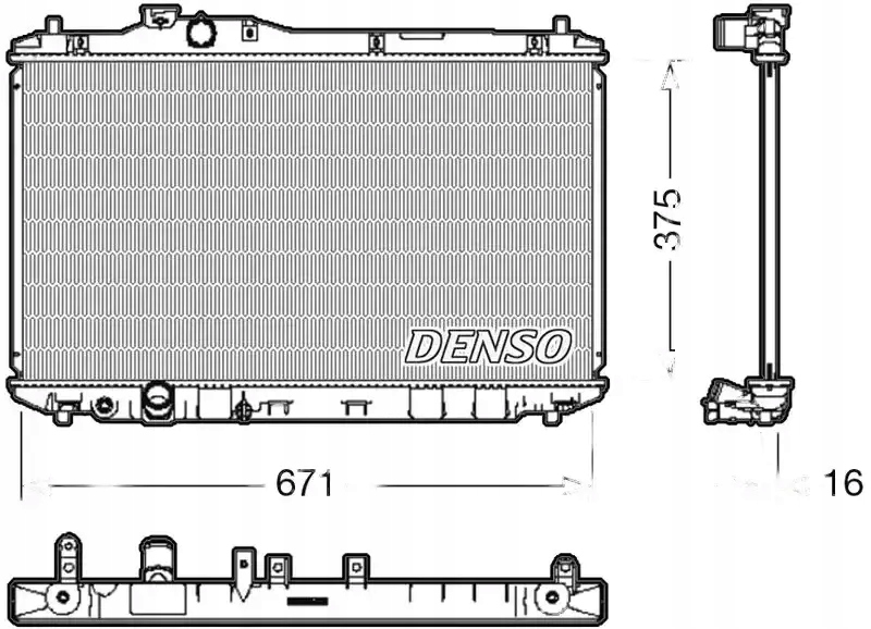 фото №1, Радіатор wody drm40037 denso