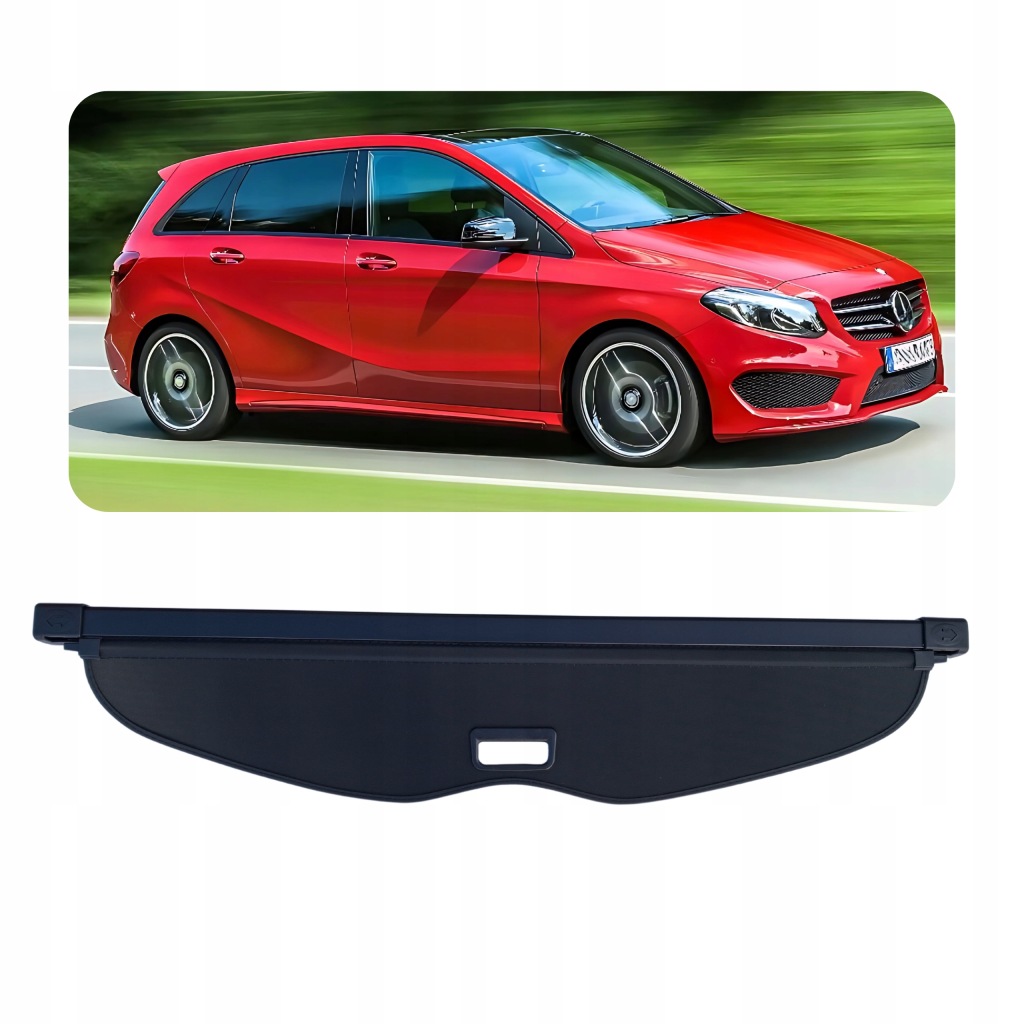 фото №1, Шторка багажника задняя nowa czarna mercedes b-class w246 2011-2018