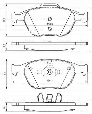 фото №4, Гальмівні диски гальмівні колодки перед bosch ford tourneo connect