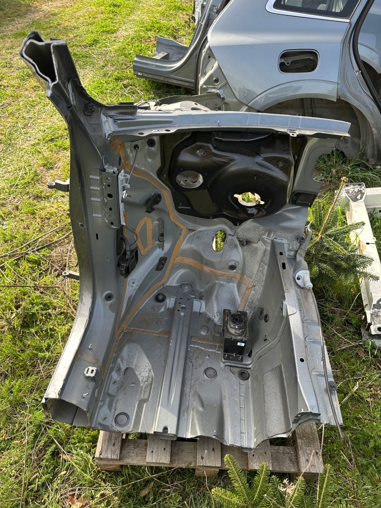 фото №3, Volvo xc60 ii 18-25 четверть передняя левая блок двигателя a порог подкрылок