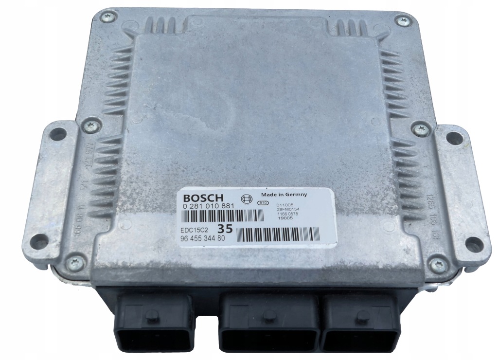 фото №1, Блок управления peugeot citroen 0281010881 9645534480