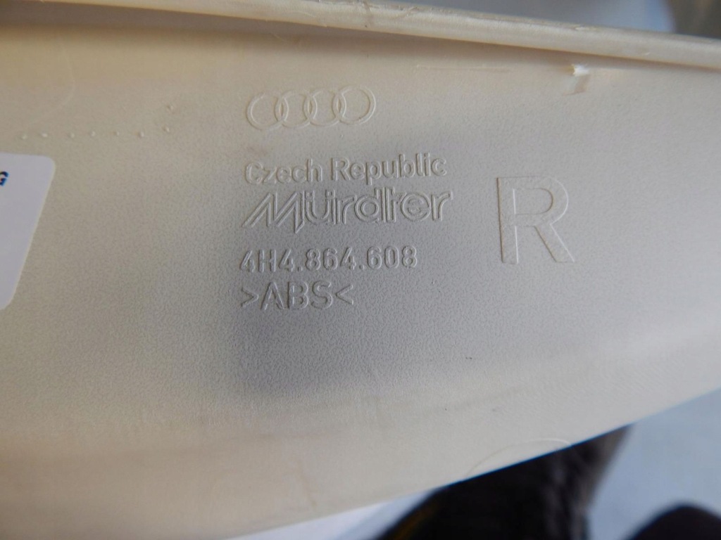 Audi a8 l накладка поріг задній led 4h4864608k Оригінал
