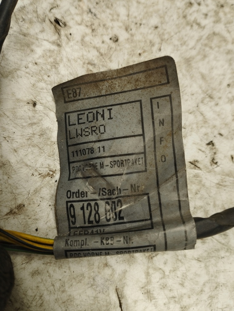 фото №11, Bmw 1 e87 джгут датчиків паркування pdc 9128602