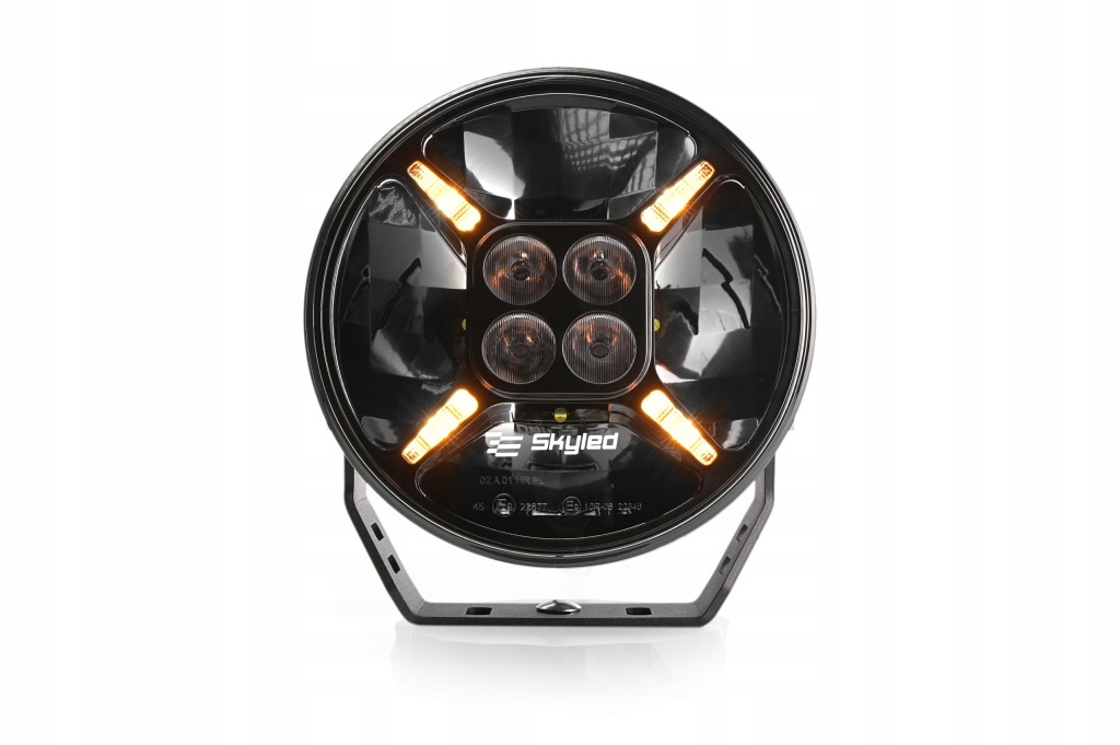 Фара дальний свет skyled cosmo9x full led 120w, двойной габаритные огни r112 Недорого