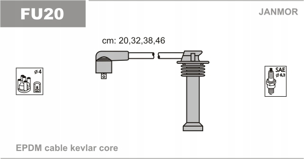 фото №2, Дроти кабелі запалювання ford transit connect 1.8