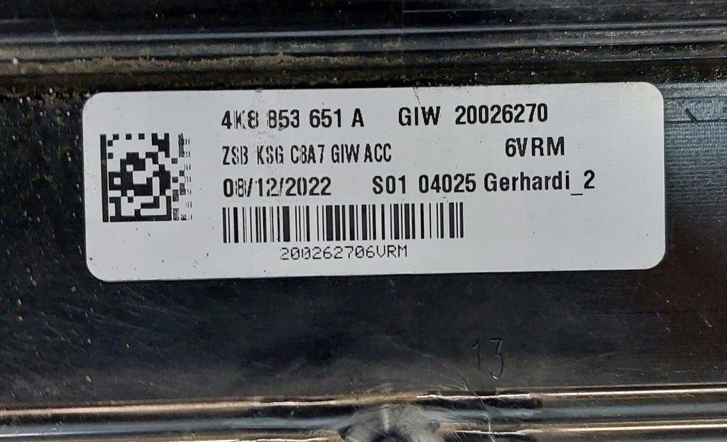 фото №14, Решётка радиатора решётка радиатора audi a7 ii c8 18r 4k8853651a