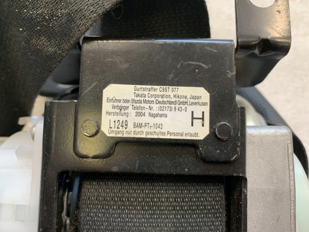 фото №3, Pas безопасности перед правый mazda rx8