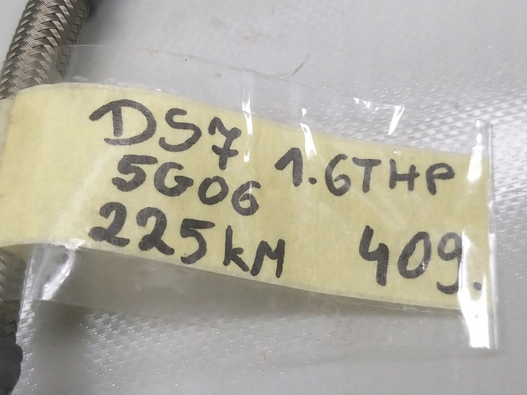 фото №11, Шланг масляный turbo 1.6 thp 225km 5g06 citroen ds7 3008 508 9819239880