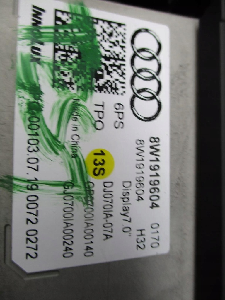 фото №4, Мультимедиа 8w0 8w0035824e audi a4 b9 2019r. монитор 8w1919604