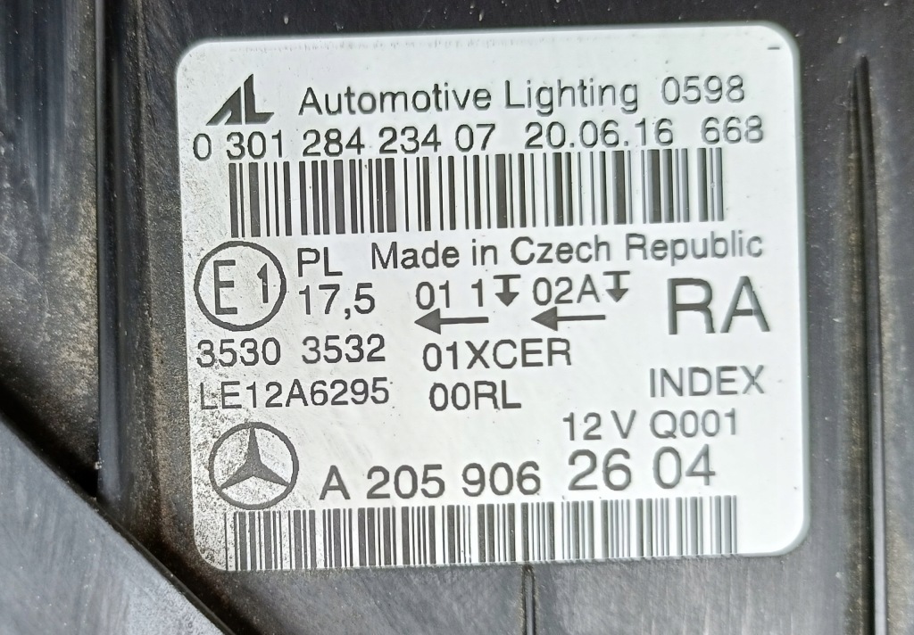 фото №12, C-klasa w205 фара лампа led high performance