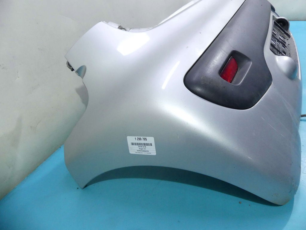 фото №15, Бампер задня peugeot 107 сріблястий 09r