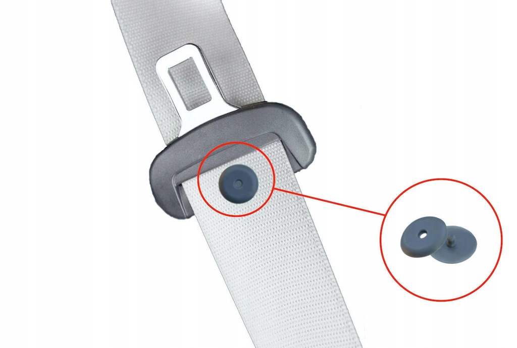 фото №1, Клипса блокировка зажим поперечина безопасности серая