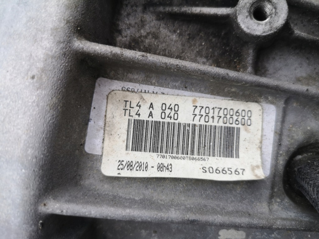 фото №7, Коробка передач передач 1.5dci tl4a040 renault megane iii