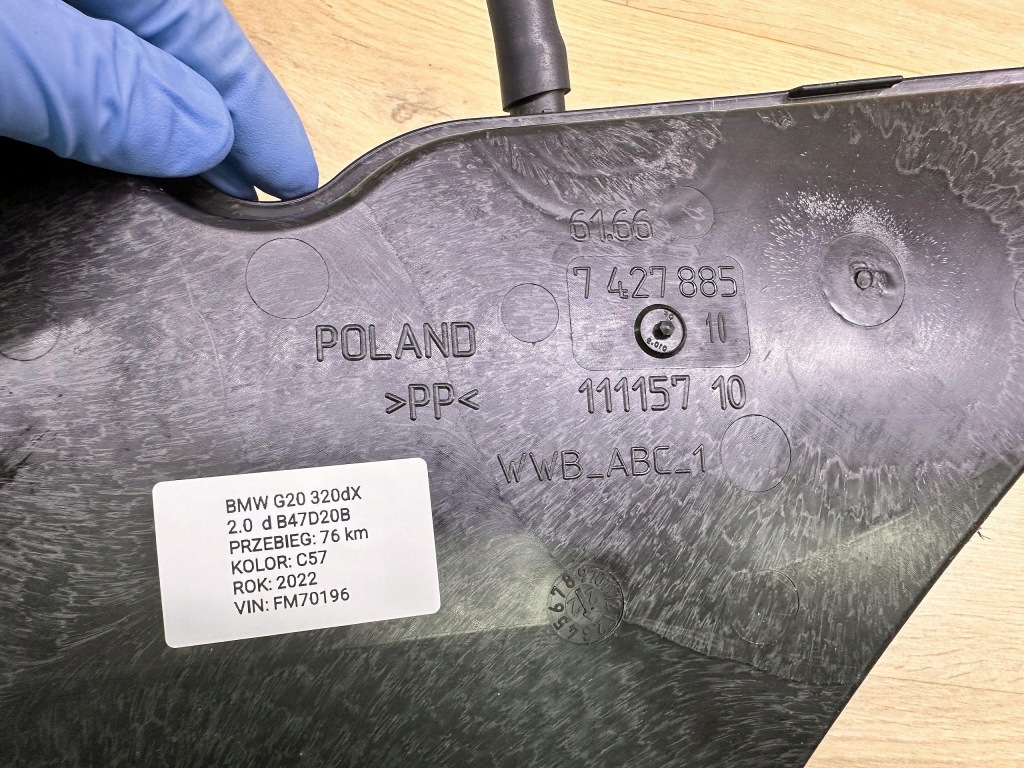 Bmw 3 g20 g21 320dx b47 m-pakiet 22r. 76km бак омывателя идеальное состояние Оригинал