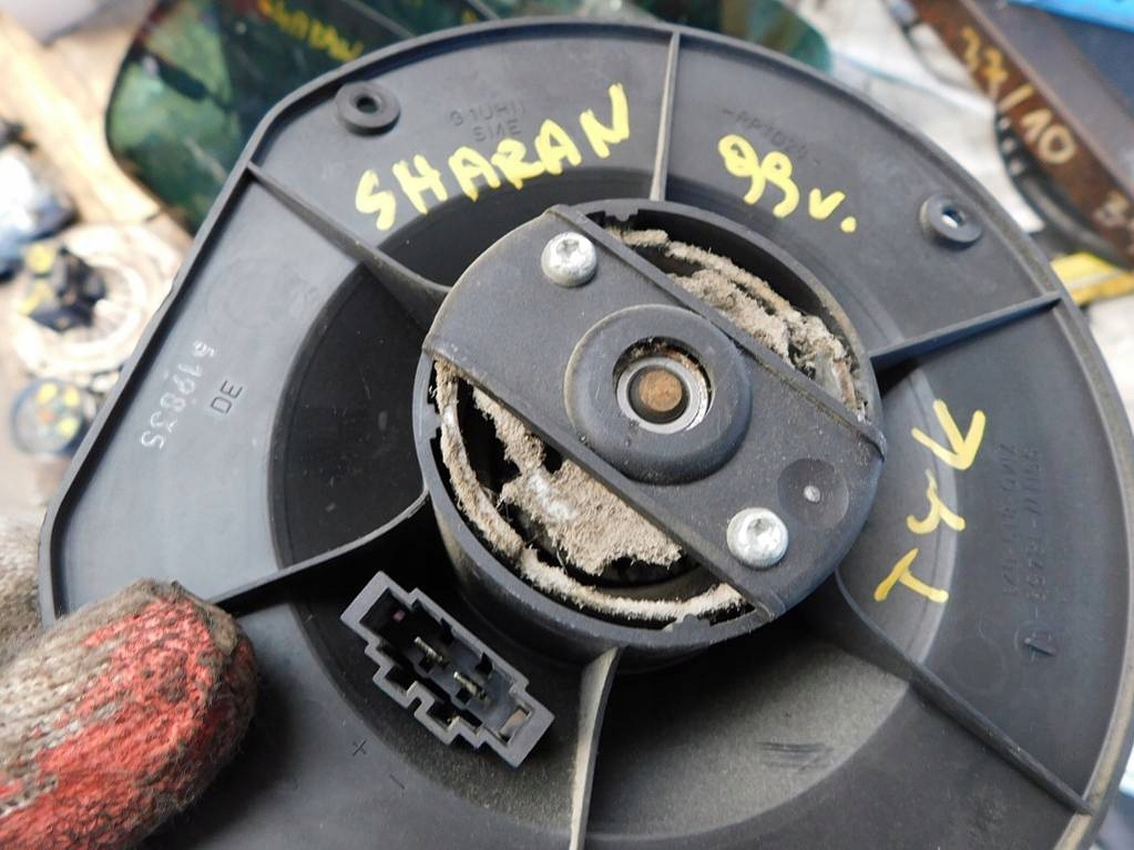 фото №5, Vw sharan i 99r вентилятор dmuchwawa обдув задняя