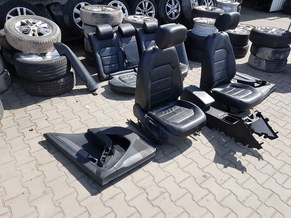 фото №5, Vw passat b7 10r- sedan сидіння шкіряний заднє сидіння