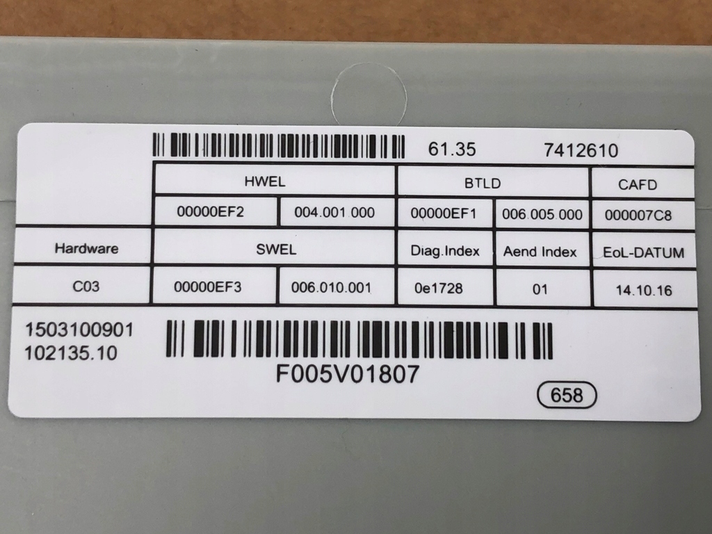 фото №8, Модуль крышки задняя do bmw x5 f15 f85 x6 f16 f86 3 f31 4 f36 2 f45 f46 x1 f48