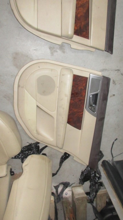 фото №10, Jaguar xf x250 сидіння лівий передній перед заднє сидіння правий бежеві шкіра комплект