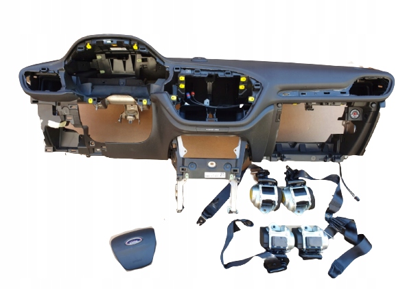 фото №1, Ford fiesta mk8 ремені подушка безпеки панель приладів usb подушки безпеки 3d