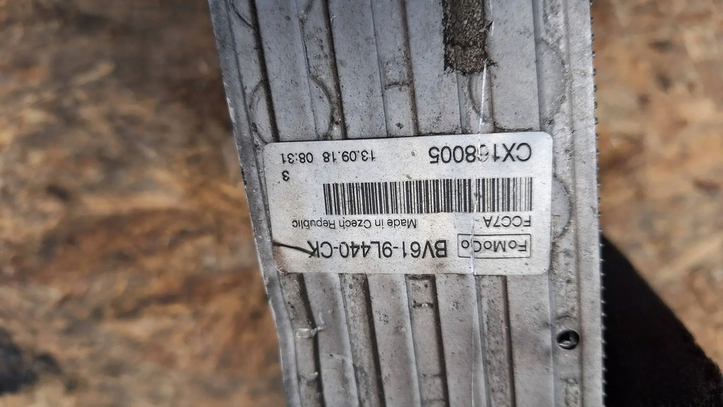 фото №5, Интеркулер bv61-9l440-ck ford tourneo connect mk2 focus mk3 1.5 tdci