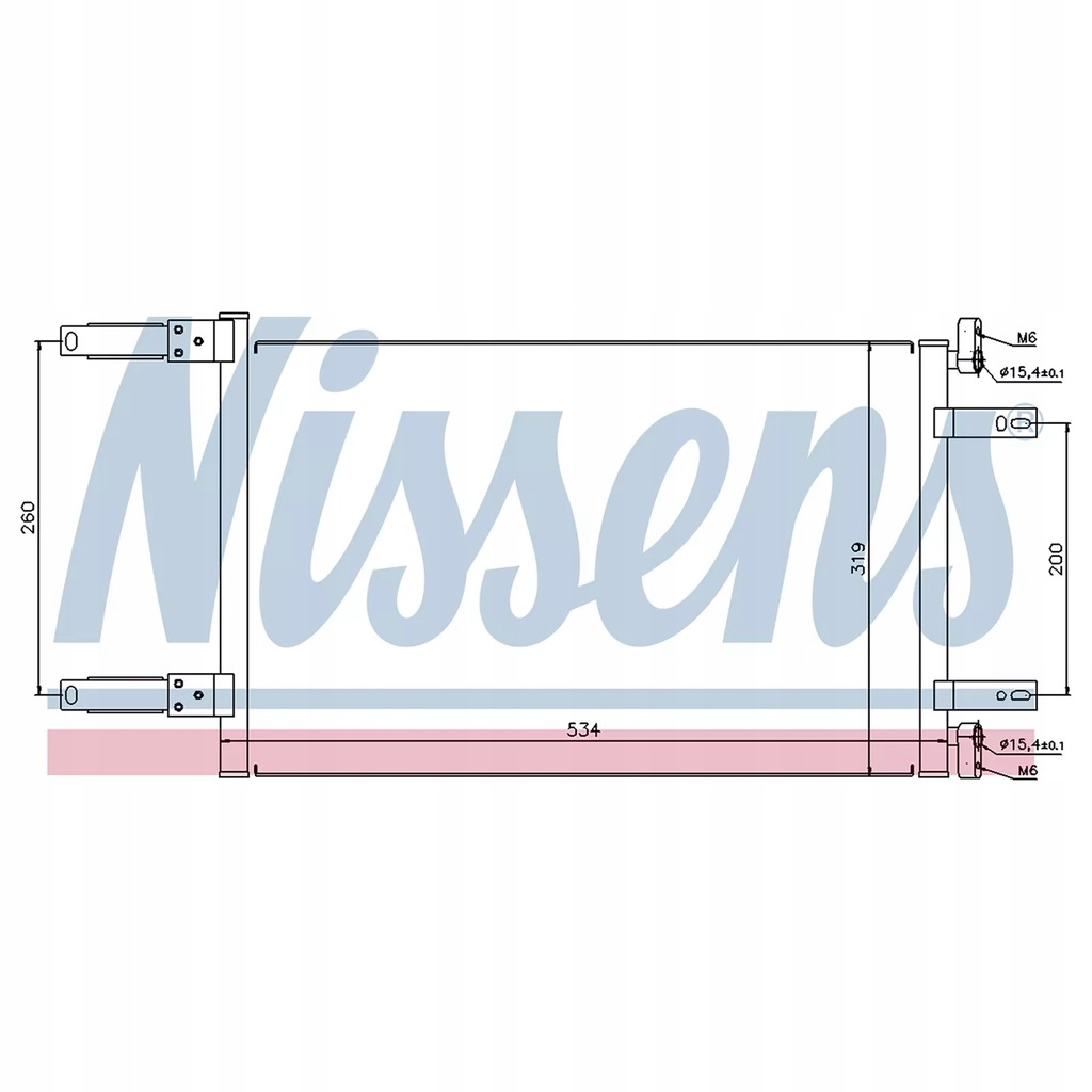фото №9, Nis94632 радиатор кондиционера fiat doblo, doblo