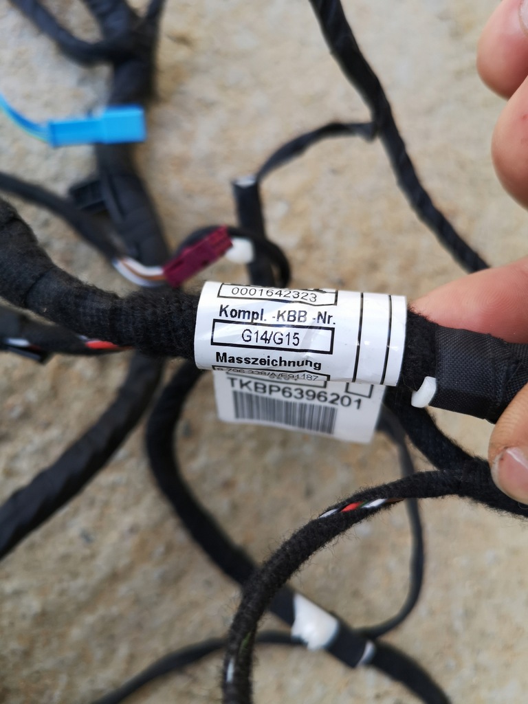 фото №7, Джгут електропроводка двері лівий перед bmw 8 g14 g15