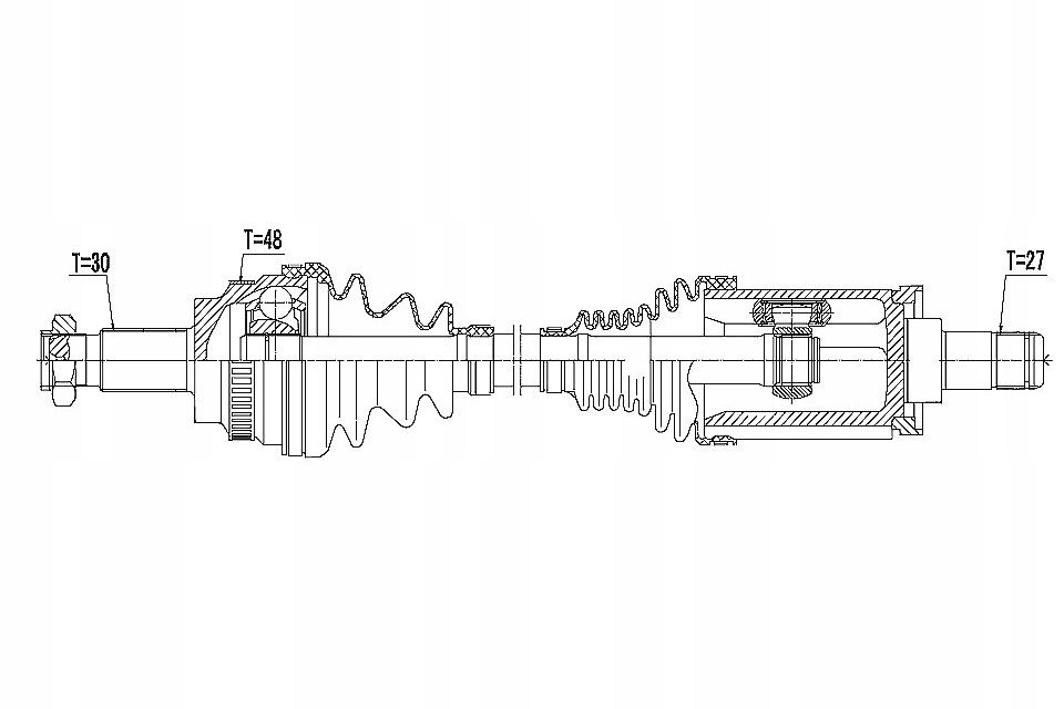 Привідний вал привідна bmw 5 e60/e61 xdrive 04-10 /przód/l Недорого